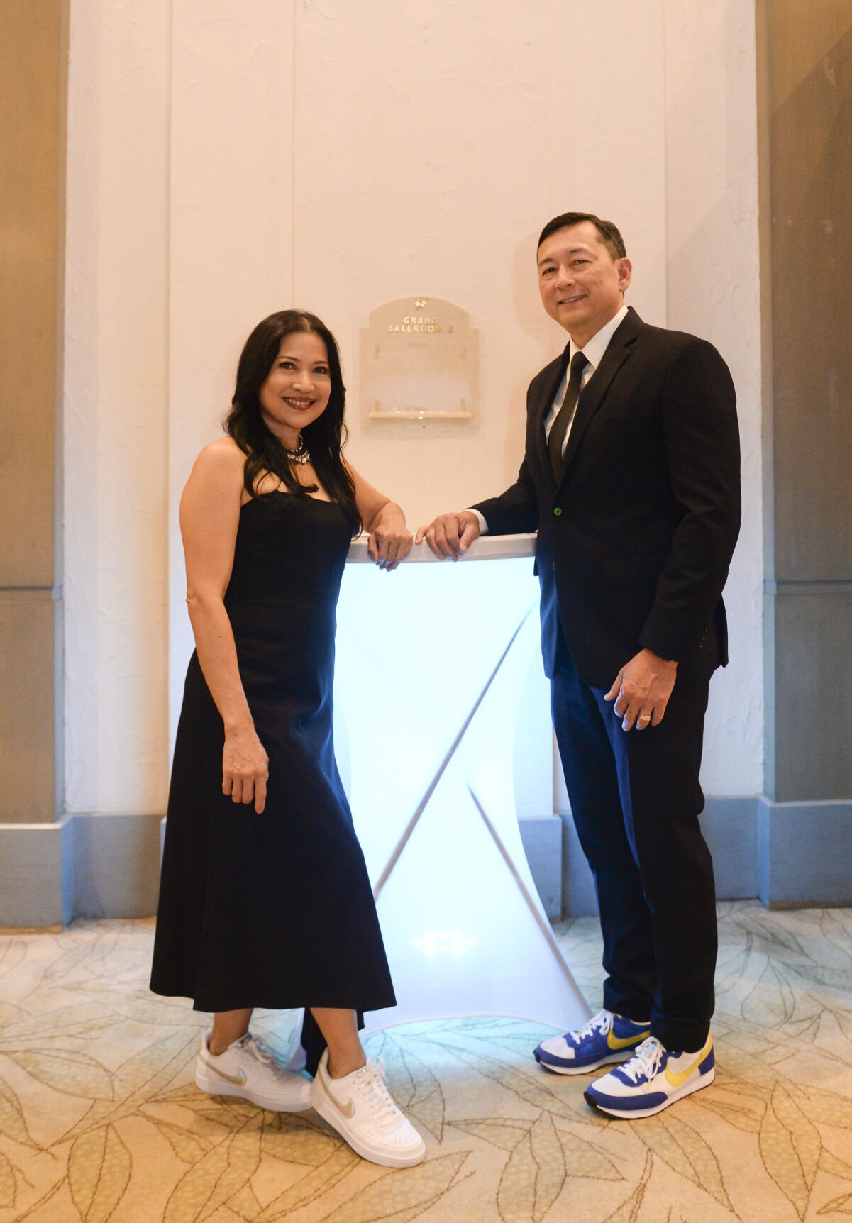 Make-A-Wish Black Tie & Tennies Gala: John and Arlene Onedera